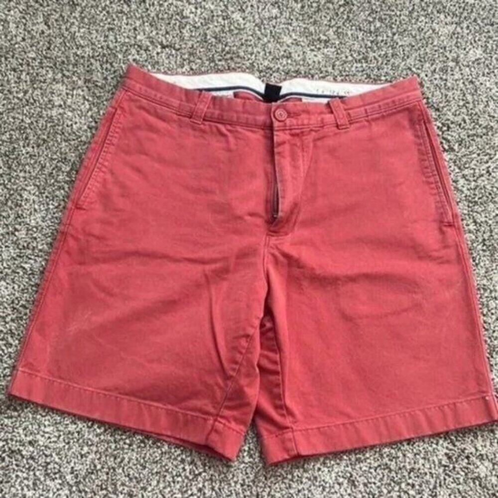 J. Crew Broken In Shorts 9" 100% Cotton Men's Size 34 Waist